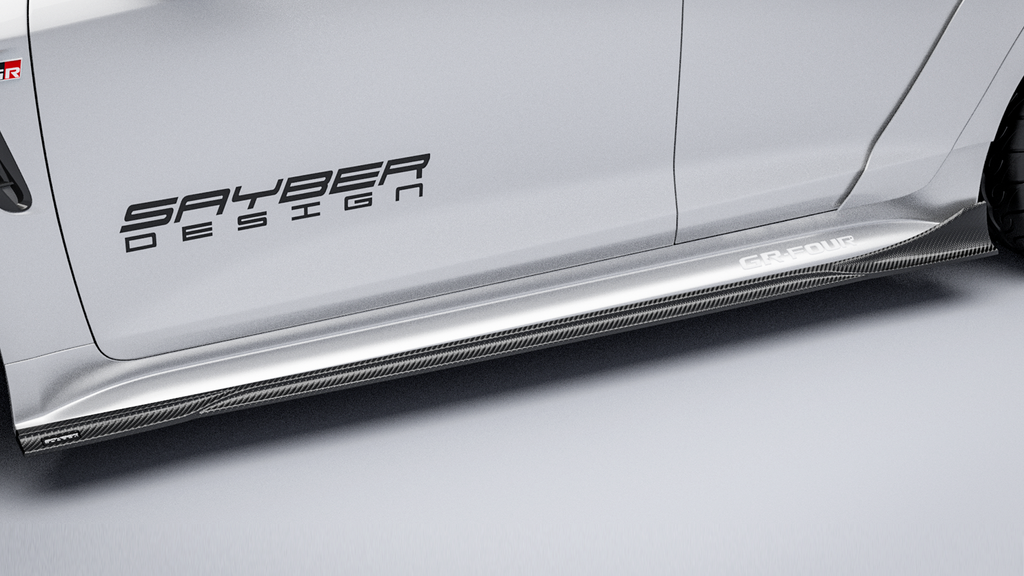 Sayber Design GR Corolla 3 Piece Carbon Lip Kit (GZEA14)