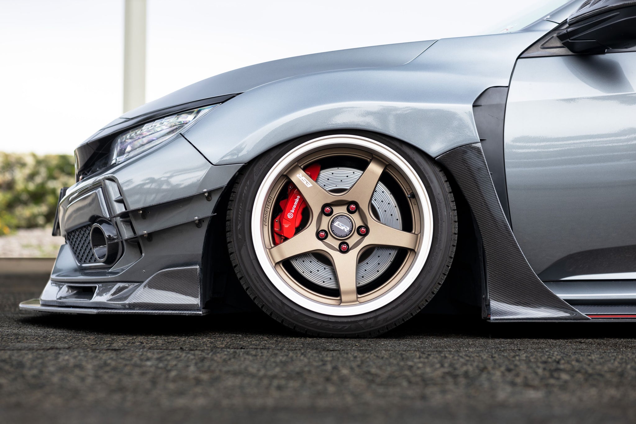 Fk8 Rear Fender Sayber Honda Civic Type R FK8 Front Wide Fenders +25mm – Sayber Design