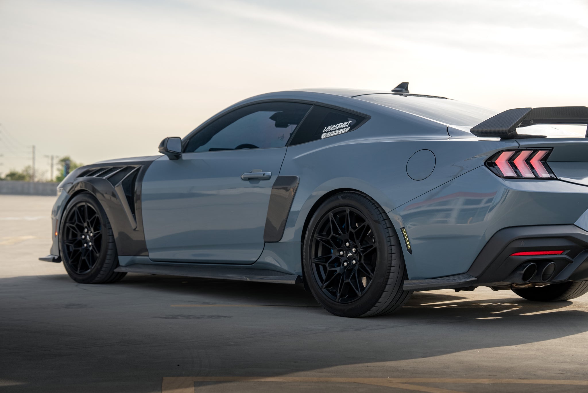 2024+ Mustang GT S650 Carbon Side Vent Scoops – Sayber Design