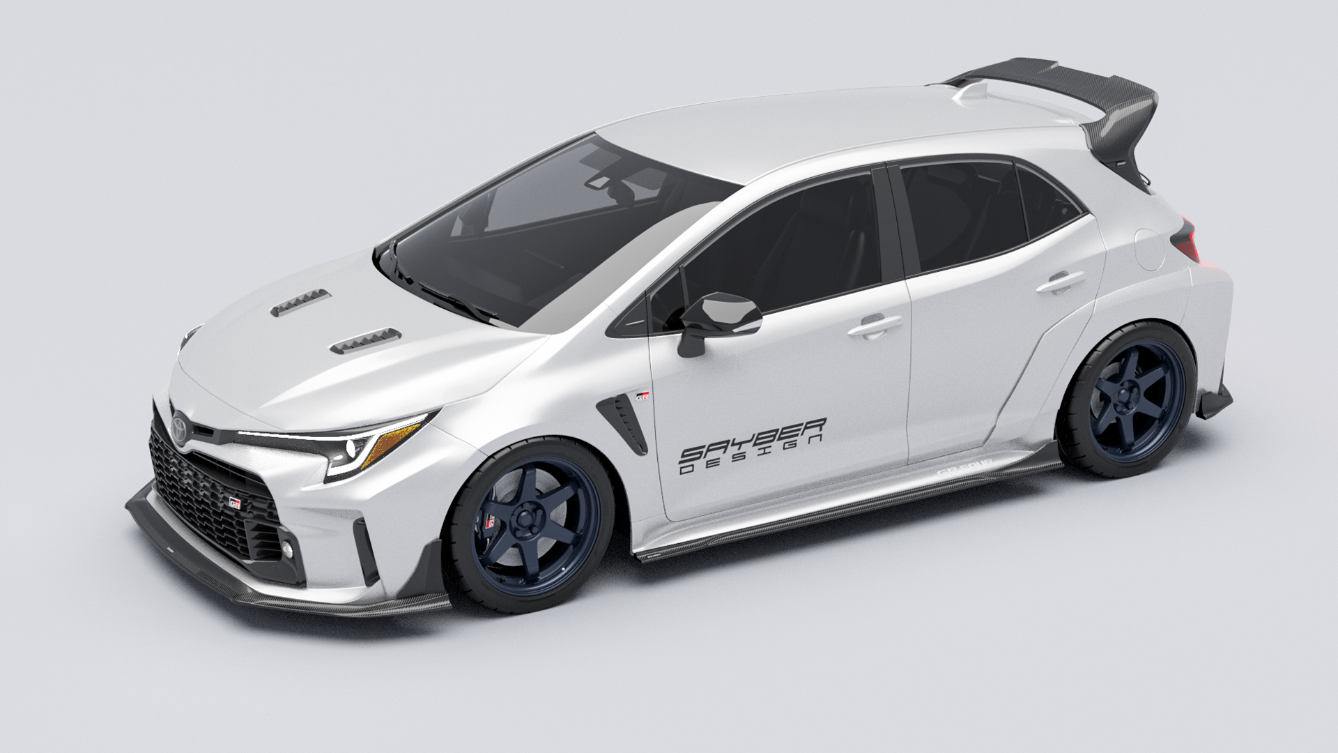 GR Corolla 3 Piece Carbon Lip Kit (GZEA14) – Sayber Design GR Corolla 3 Piece Carbon Lip Kit (GZEA14) – Sayber Design