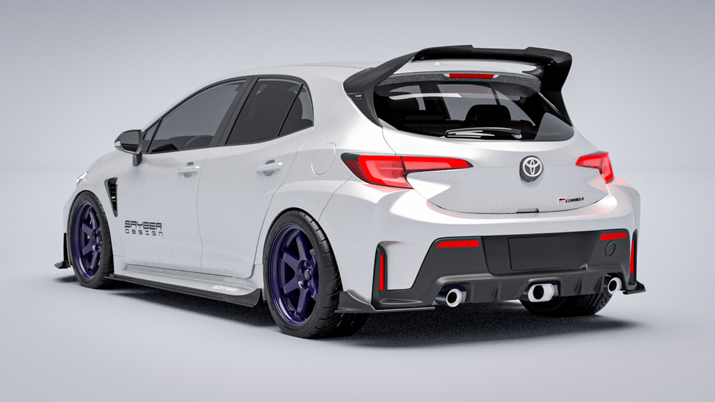 Sayber Design GR Corolla Carbon Side Skirts (GZEA14)